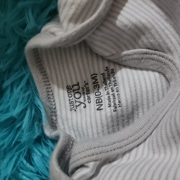 Carters NB-0-3 mitten gender neutral night gown sleep sack - Picture 3 of 6